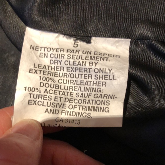 Black leather Jacket - Picture 11 of 12